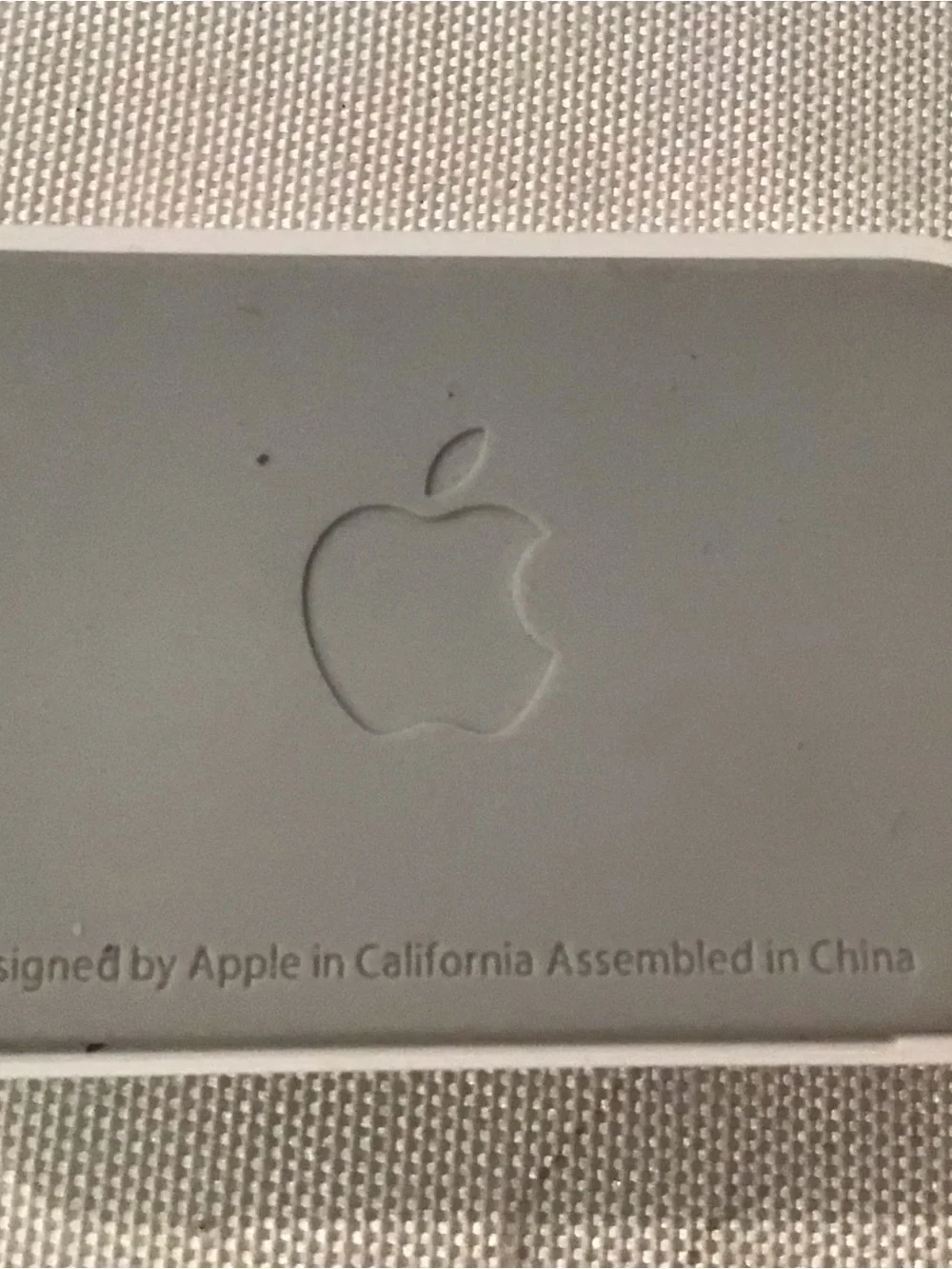 Apple White Logo Dock  charging cradle and charger w USB cord.